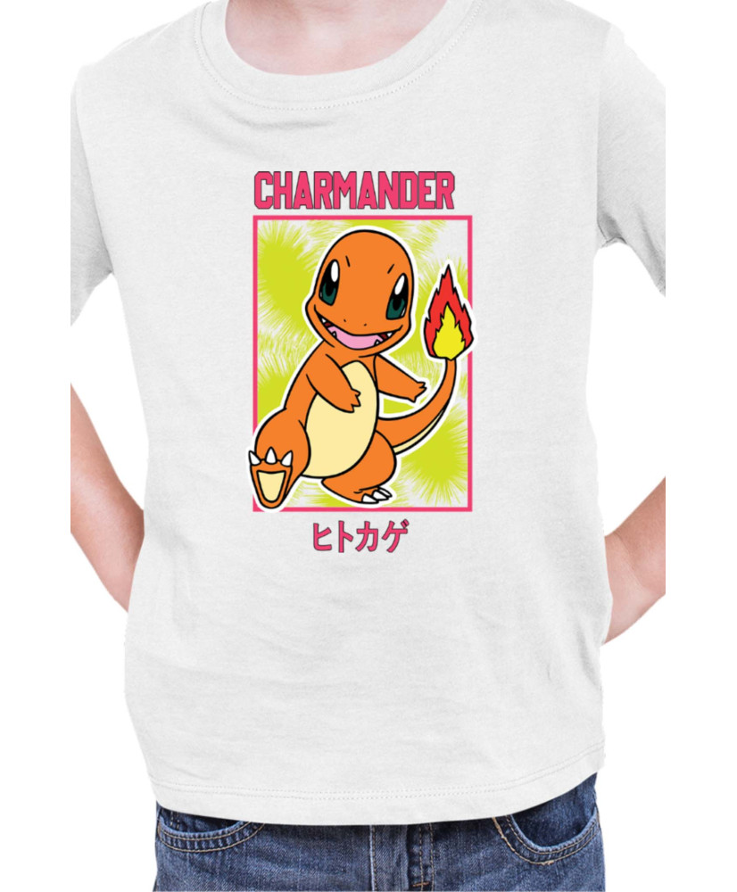 Детска Тениска Japan Manga Anime Comics Pokemon Charmander 02