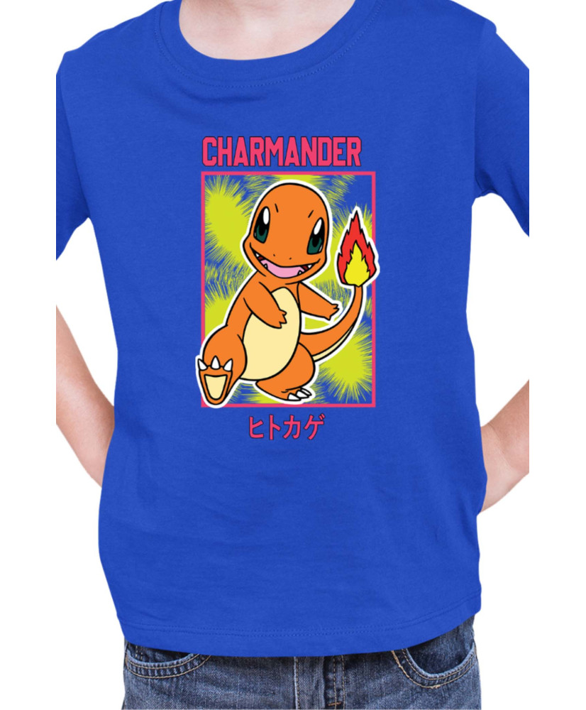 Детска Тениска Japan Manga Anime Comics Pokemon Charmander 02