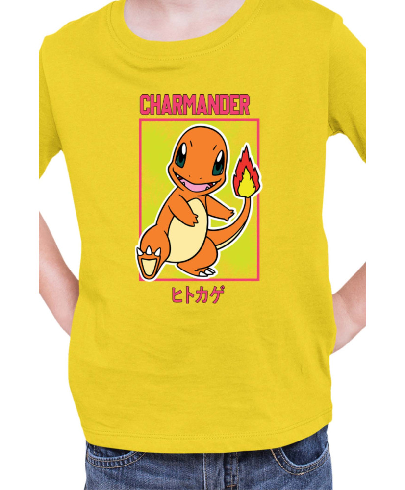 Детска Тениска Japan Manga Anime Comics Pokemon Charmander 02