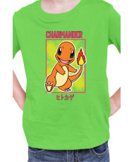 Детска Тениска Japan Manga Anime Comics Pokemon Charmander 02