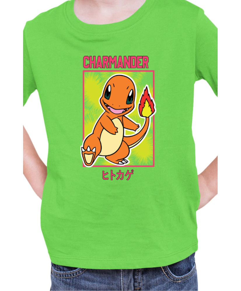 Детска Тениска Japan Manga Anime Comics Pokemon Charmander 02