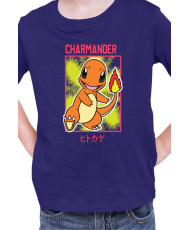 Детска Тениска Japan Manga Anime Comics Pokemon Charmander 02
