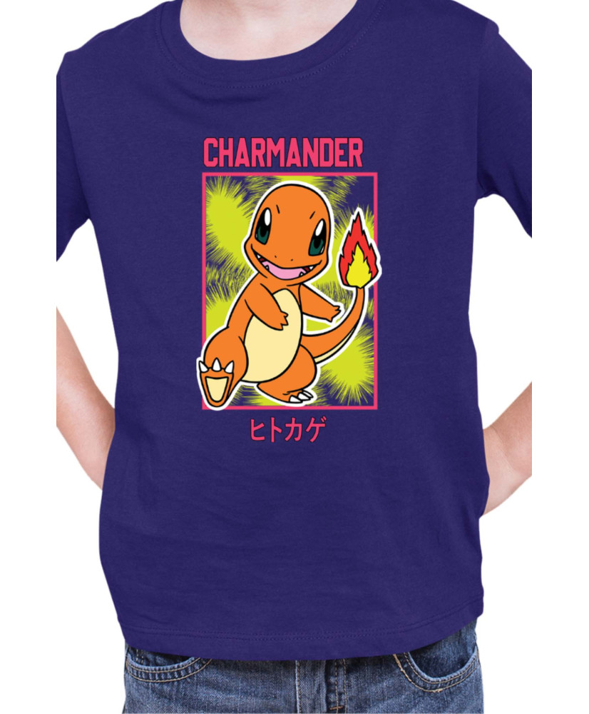 Детска Тениска Japan Manga Anime Comics Pokemon Charmander 02