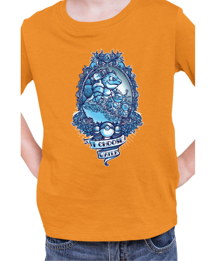Детска Тениска Japan Manga Anime Comics Pokemon I Choose Water Детска Тениска Japan Manga Anime Comics Pokemon I Choose Water