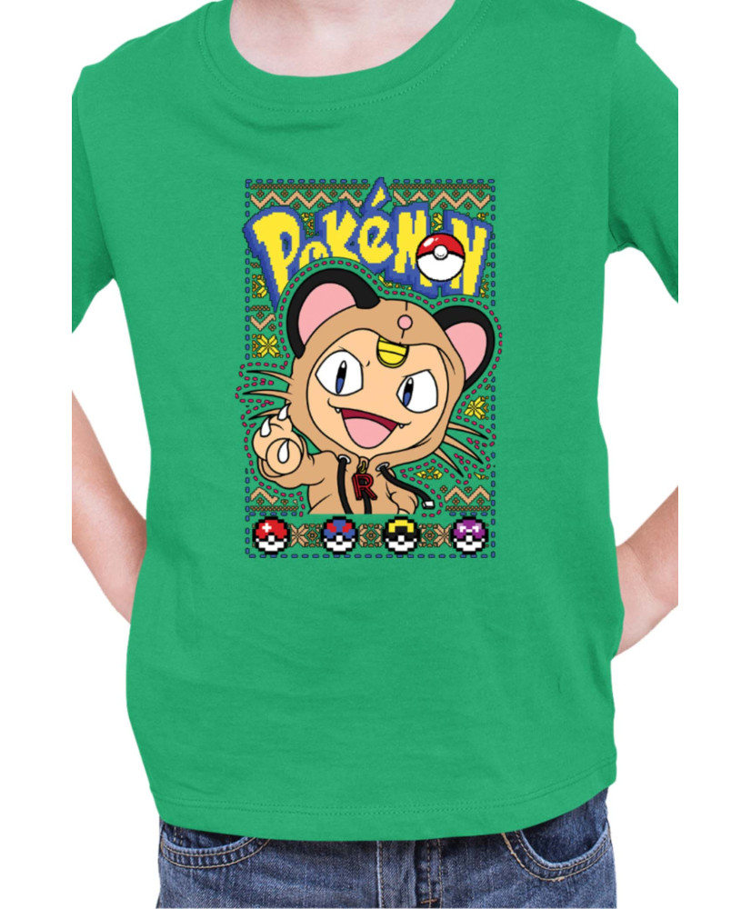 Детска Тениска Japan Manga Anime Comics Pokemon Meowth
