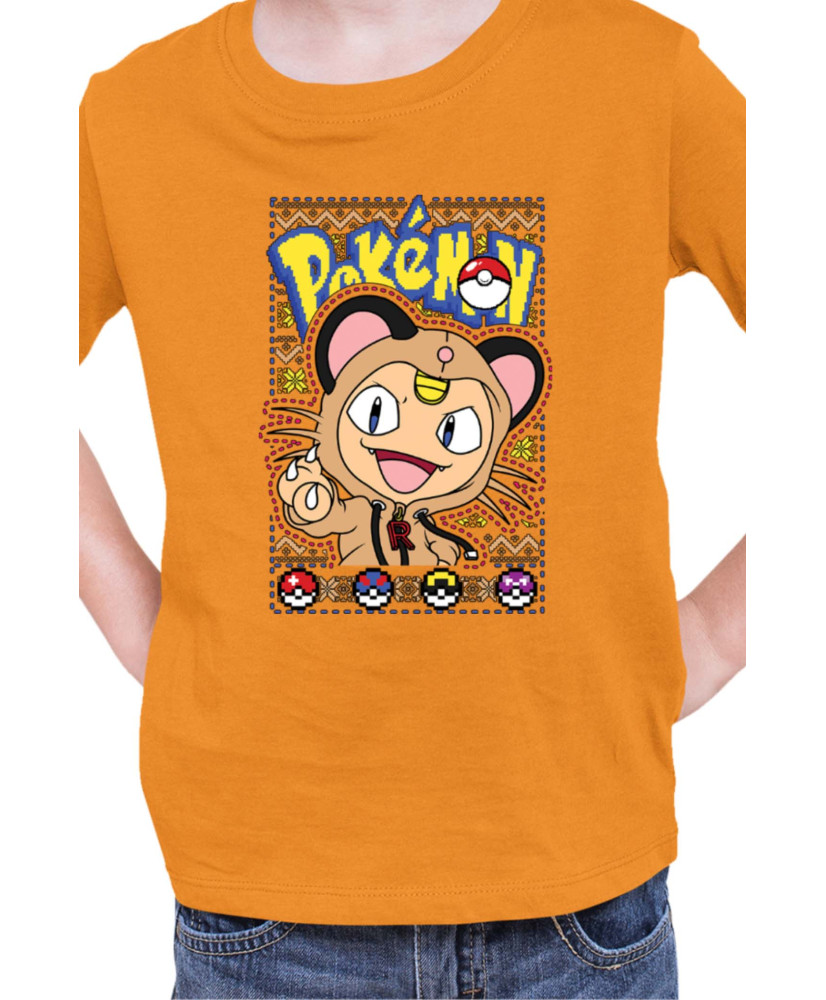 Детска Тениска Japan Manga Anime Comics Pokemon Meowth