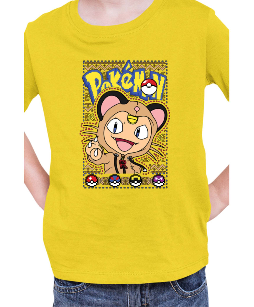 Детска Тениска Japan Manga Anime Comics Pokemon Meowth
