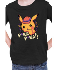 Детска Тениска Japan Manga Anime Comics Pokemon Pika Pika