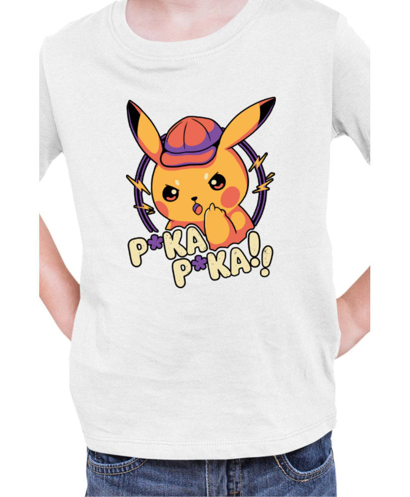 Детска Тениска Japan Manga Anime Comics Pokemon Pika Pika