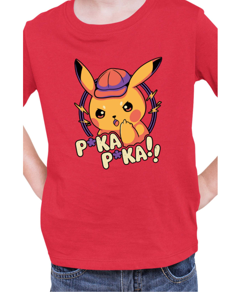 Детска Тениска Japan Manga Anime Comics Pokemon Pika Pika