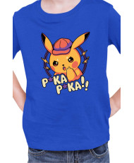 Детска Тениска Japan Manga Anime Comics Pokemon Pika Pika