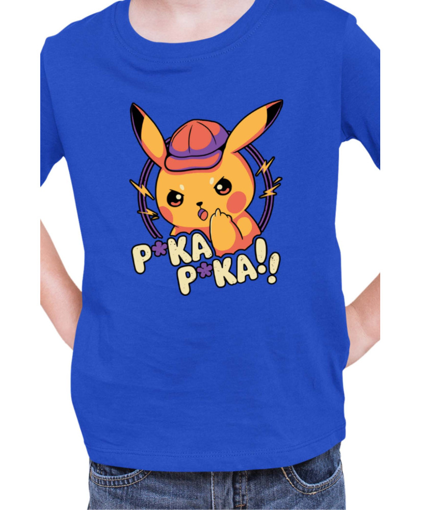 Детска Тениска Japan Manga Anime Comics Pokemon Pika Pika