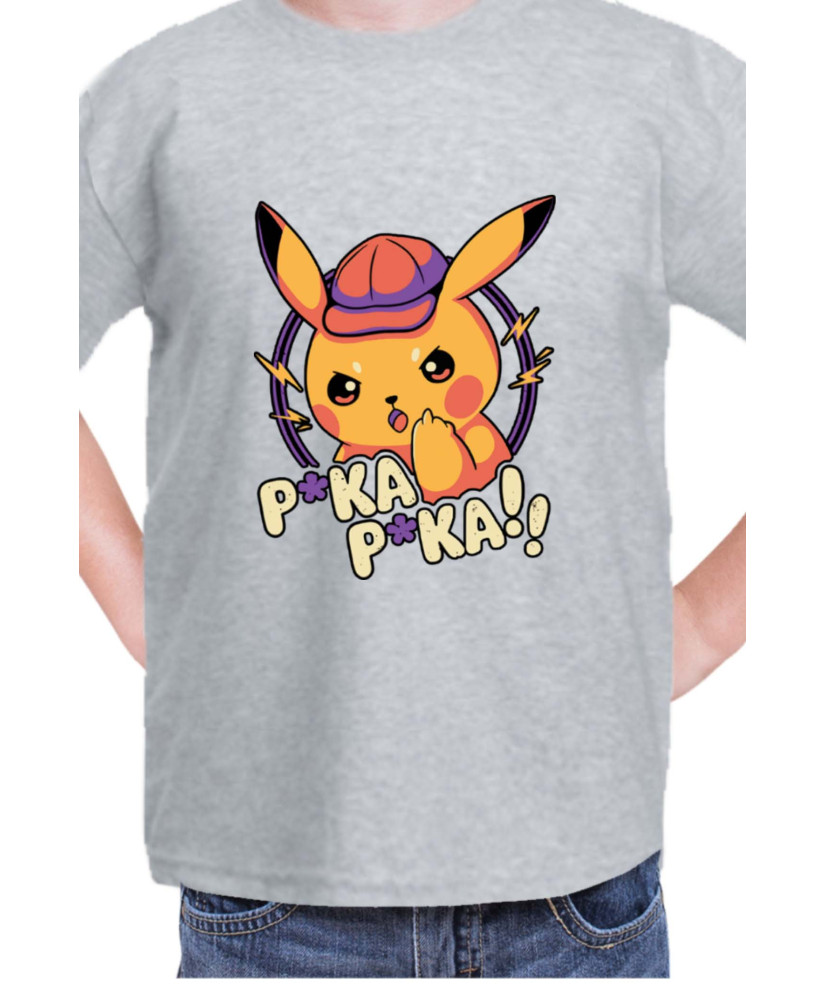 Детска Тениска Japan Manga Anime Comics Pokemon Pika Pika