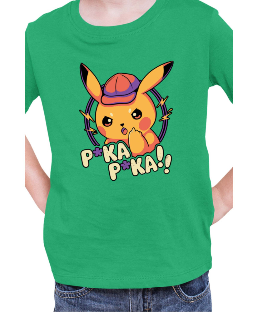 Детска Тениска Japan Manga Anime Comics Pokemon Pika Pika