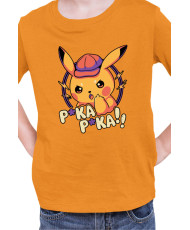 Детска Тениска Japan Manga Anime Comics Pokemon Pika Pika