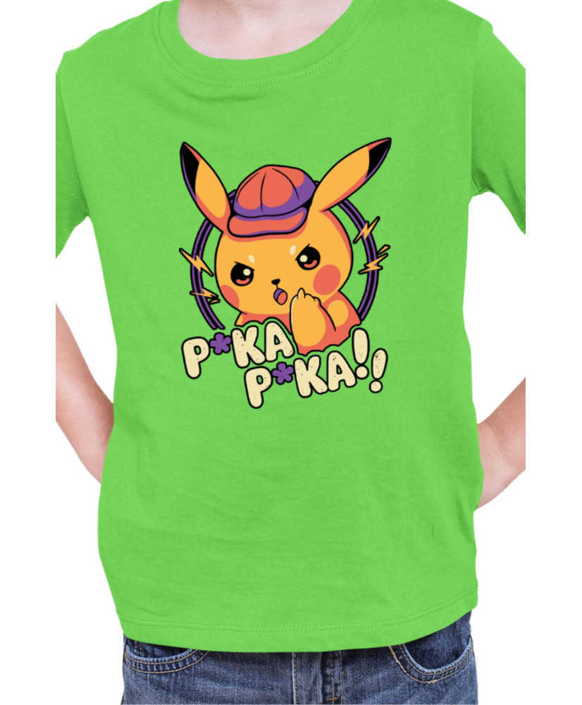 Детска Тениска Japan Manga Anime Comics Pokemon Pika Pika