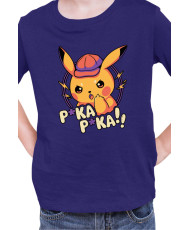 Детска Тениска Japan Manga Anime Comics Pokemon Pika Pika