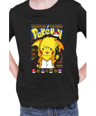 Детска Тениска Japan Manga Anime Comics Pokemon Pikachu 03