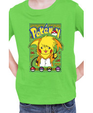 Детска Тениска Japan Manga Anime Comics Pokemon Pikachu 03