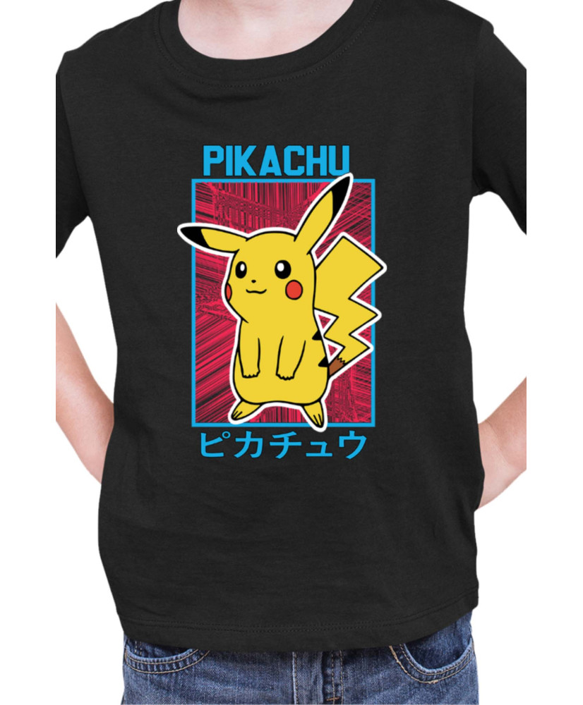 Детска Тениска Japan Manga Anime Comics Pokemon Pikachu 04