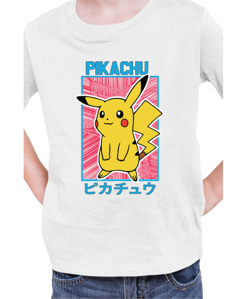 Детска Тениска Japan Manga Anime Comics Pokemon Pikachu 04
