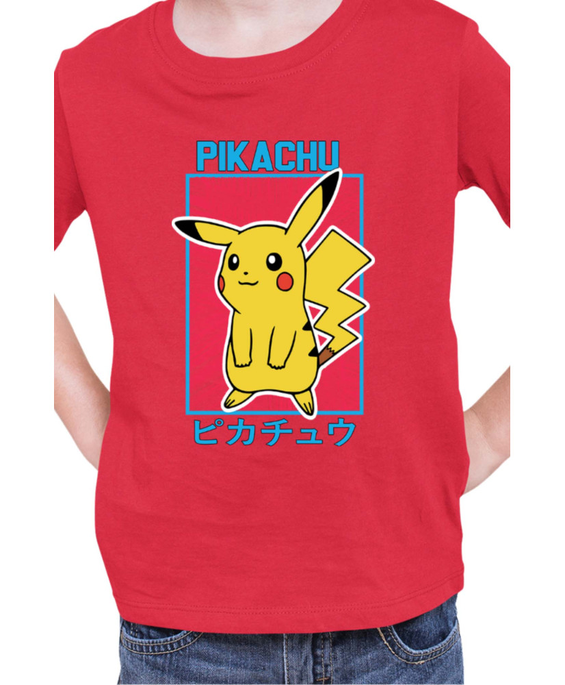 Детска Тениска Japan Manga Anime Comics Pokemon Pikachu 04
