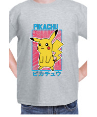 Детска Тениска Japan Manga Anime Comics Pokemon Pikachu 04
