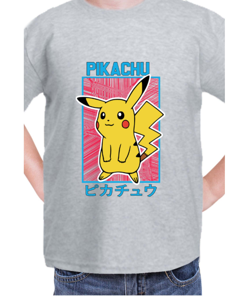 Детска Тениска Japan Manga Anime Comics Pokemon Pikachu 04
