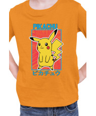 Детска Тениска Japan Manga Anime Comics Pokemon Pikachu 04