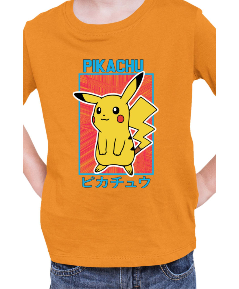 Детска Тениска Japan Manga Anime Comics Pokemon Pikachu 04
