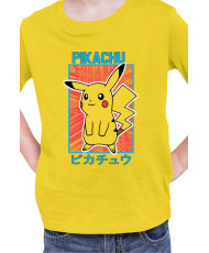Детска Тениска Japan Manga Anime Comics Pokemon Pikachu 04
