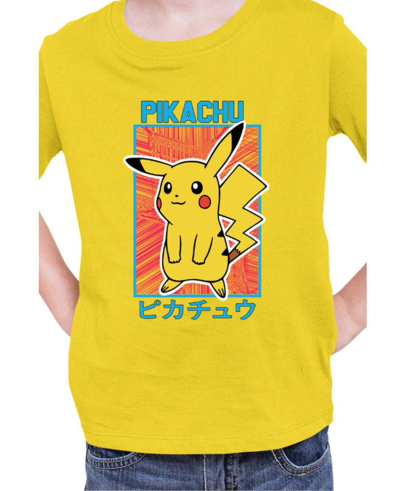 Детска Тениска Japan Manga Anime Comics Pokemon Pikachu 04