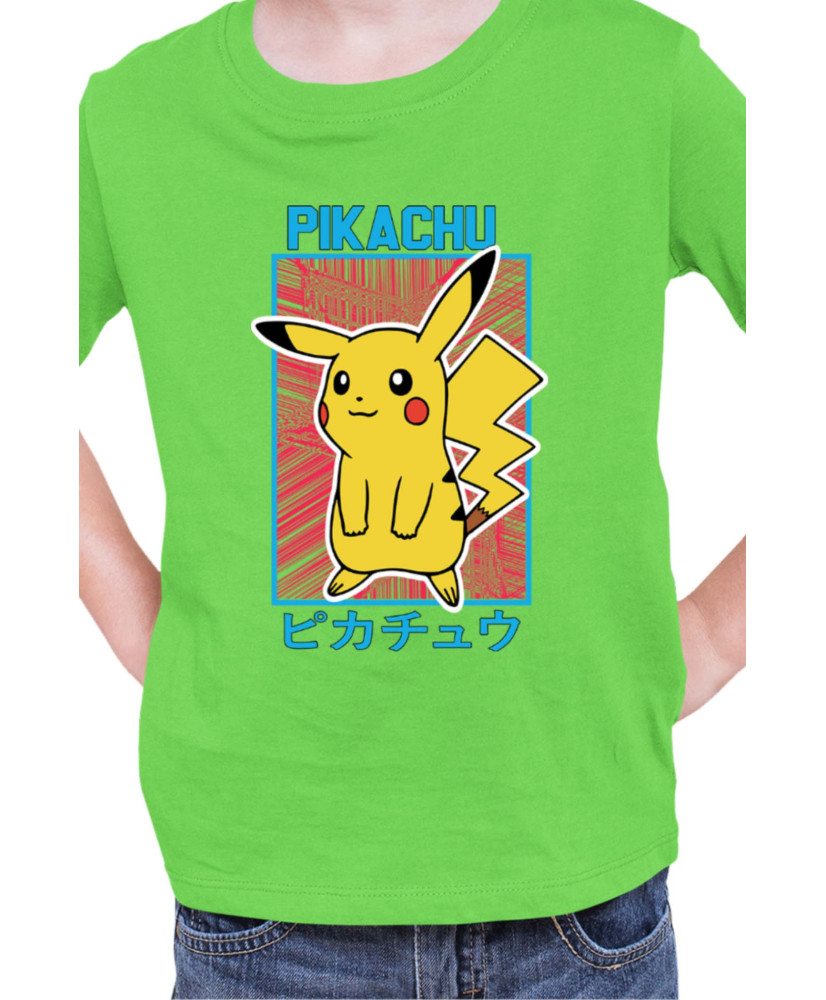 Детска Тениска Japan Manga Anime Comics Pokemon Pikachu 04