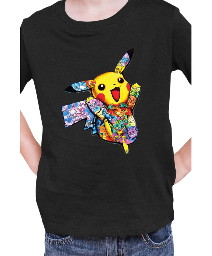 Детска Тениска Japan Manga Anime Comics Pokemon Pikachu 05