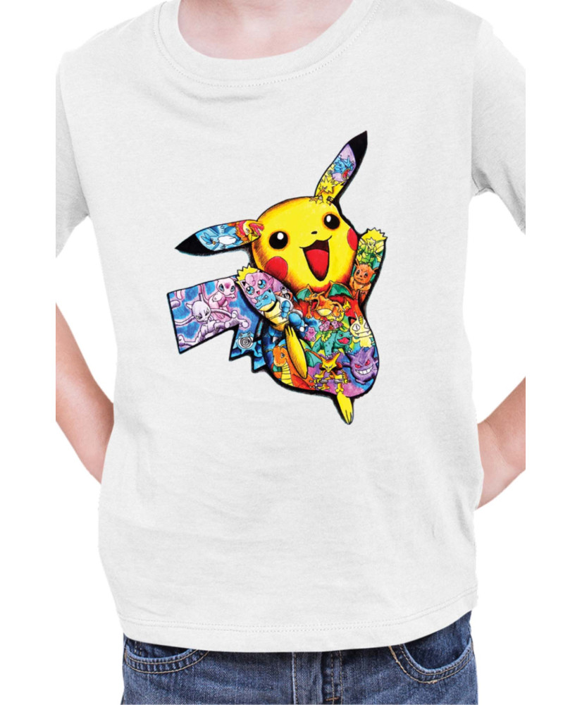 Детска Тениска Japan Manga Anime Comics Pokemon Pikachu 05