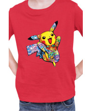 Детска Тениска Japan Manga Anime Comics Pokemon Pikachu 05