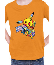 Детска Тениска Japan Manga Anime Comics Pokemon Pikachu 05