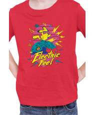 Детска Тениска Japan Manga Anime Comics Pokemon Pikachu Electric Feel