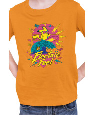 Детска Тениска Japan Manga Anime Comics Pokemon Pikachu Electric Feel