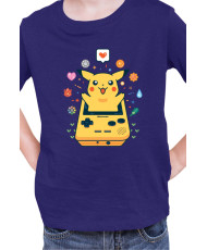 Детска Тениска Japan Manga Anime Comics Pokemon Pikachu Gameboy