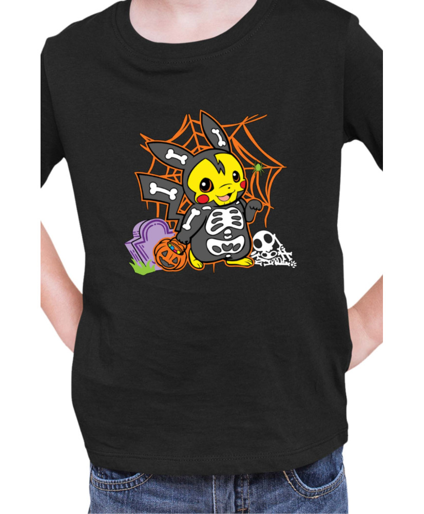 Детска Тениска Japan Manga Anime Comics Pokemon Pikachu Halloween 01