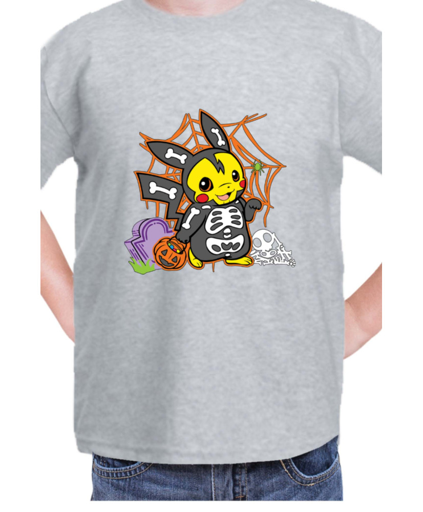 Детска Тениска Japan Manga Anime Comics Pokemon Pikachu Halloween 01