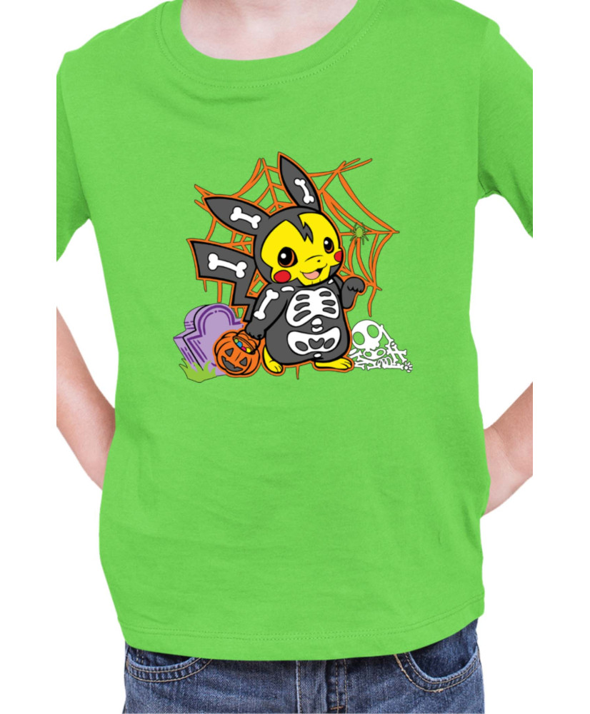 Детска Тениска Japan Manga Anime Comics Pokemon Pikachu Halloween 01