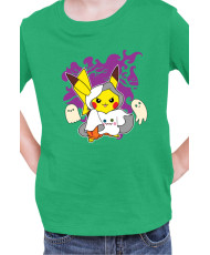 Детска Тениска Japan Manga Anime Comics Pokemon Pikachu Halloween 02