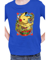 Детска Тениска Japan Manga Anime Comics Pokemon Pikachu Ramen