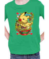 Детска Тениска Japan Manga Anime Comics Pokemon Pikachu Ramen