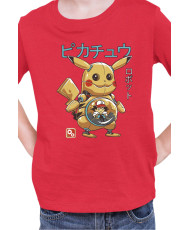 Детска Тениска Japan Manga Anime Comics Pokemon Pikachu Robot