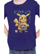 Детска Тениска Japan Manga Anime Comics Pokemon Pikachu Robot