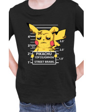 Детска Тениска Japan Manga Anime Comics Pokemon Pikachu Wanted
