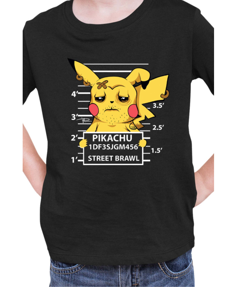 Детска Тениска Japan Manga Anime Comics Pokemon Pikachu Wanted